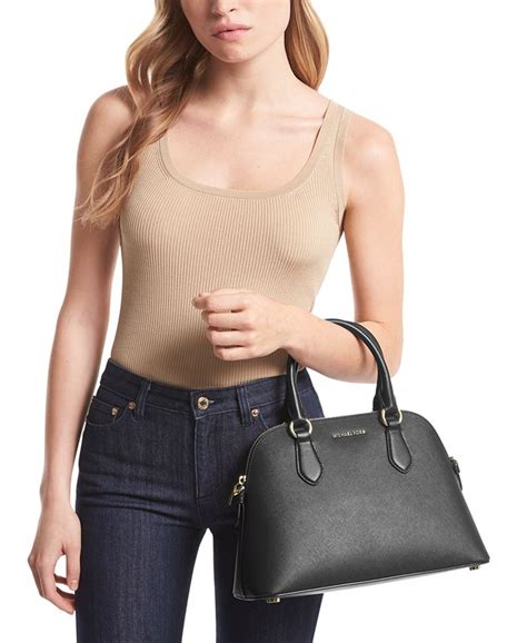 dome satchel michael kors|Veronica Medium Saffiano Leather Dome Satchel .